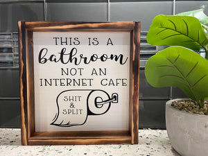 Internet Cafe Bathroom